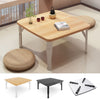 60/80cm Folding Square Tatami Windowsill Tea Table Low Kang Table Writing Desk