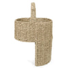 Seagrass Stair Basket/Step Storage Basket with Handle, Large, Natural
