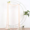 Large Half Moon Wedding Arch Metal Frame Backdrop Stand Party Props Flowers Rack