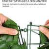 3m Artificial Hedge Fake Ivy Leaf Garden Fence Privacy Screening Roll Wall Panel