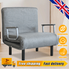 Updated Single Folding 1 Position Convertible Sleeper Armchair Chair Sofa Bed UK