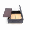 Extra Lift Up Square Storage Ottoman,Upholstered Coffee Table Storage Ottoman