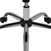 Home Office Chair PU Leather Computer Desk Chair Swivel Armless Chair Study Work