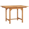 7 Piece Garden Dining Set Solid Teak Wood