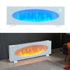 Electric Fireplace Freestanding/Wall Inset Into Fire 7 LED Colour Heater +Remote