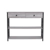 Long Accent Side Sofa Stand Entrance Hallway Console Table Storage Drawer Shelf