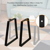 40cm Industrial Steel Table Legs Stand Feet for Table Trapezium Shape Frame 2pcs