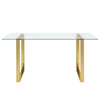 Glass Top Dining Dinner Table and 4/6/8 Dining Chairs Set Kitchen Home Furniture