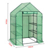 Greenhouse PE Plastic Garden Plants Grow Green House Cover w/ 4 Shelves Outdoor