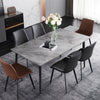 120cm Long Marble Dining Table Rectangular Room Kitchen Dinette Table 4-6 Seater