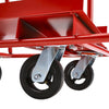 Mobile Steel Drywall Cart Anti-falling Edge Plasterboard Trolley Plywood Carrier