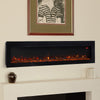 LED Fireplace Media Wall Fire Wall Mounted / Standing Electric Heater 40-100in