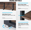 Tribesigns Coat Rack Shoe Bench Set, Industrial Shoe Rack Bench with Coat Rack