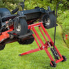 Folding Ride On Lawn Mower Lift Height Adjustable Hydraulic Maintenance Jack