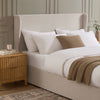 Dusk Berkeley Grey Linen Look Double Ottoman Storage Bed RRP£899