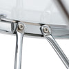 Round Tea Table Living Room Coffee Table Tempered Glass End Side Desk Furniture