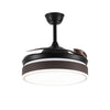 42" Ceiling Fan LED Chandelier Retractable 3 Blades Fan Lamp With Remote Control