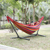 2 Person Hammock with Stand Garden Camping Outdoor Patio Swing Bed Chair