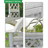 Garden Arch Wood Pergola Feature Trellis Rose Climbing Plant Grey Archway Frame