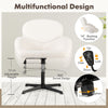 Criss Cross Chair Swivel Cross Legged Chair Computer Desk Task Vanity Chair