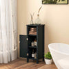Multifunctional Corner Storage Cabinet Bathroom Rack Stand Black