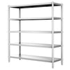 5 Tier Commercial Kitchen Shelf Stainless Steel Microwave Oven Storage Rack 1.8m