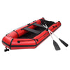 10ft Inflatable Boat Fishing Tender Boat Max Load 330kg Red + Black 726 Lbs
