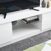 Modern 160cm TV Unit Cabinet Stand High Gloss Doors & Matt Dody with LED Lights