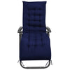 Zero Gravity Chair Set of 2 Outdoor Garden Sun Lounger Padded Recliner Cushions