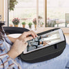 Wood Desk Portable Laptop Desk Tray Knee Pillow Table Ipad Slot Writing Table