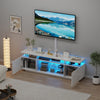 1.6M High Gloss TV Stand Cabinet Entertainment with TV Mount Bracket &LED Lights
