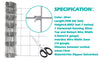 0.8M High 25M Long Stock Fencing Livestock Fence Galvanised Wire Barrier Fence