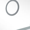 Fogless Bathroom LED Wall Mirror with Dimmable Lights/Magnifier/Touch Switch UK