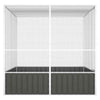 Bird Cage Anthracite 213.5x217.5x211.5 cm Galvanised Steel