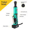 Electric 3/8'' 90° 85Nm Cordless Right Ratchet Angle Wrench Tools+2.5Ah Battery