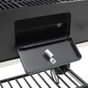 Barbecue Smoker Charcoal Outdoor Stove BBQ Camping Built in Grill Thermometer