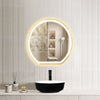 Illuminated Bathroom Mirror LED Light Demister Touch Sensor Time Display