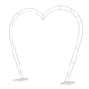 Wedding Round/Heart Arch Stand Backdrop Metal Frame Party Flower Balloons Rack