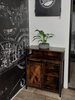 Vintage Industrial Sideboard Rustic Drinks Cabinet with Shelf Side Storage Unit