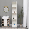 190cm High Gloss Slimline Bathroom Tallboy Free Standing Cabinet Tall Storage