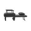 Folding Recliner Chair Fold-Out Futon Armchair Single Sofa Bed Sleeper Chair Bed