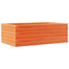 Garden Planter Wax Brown 70x40x23 Solid Wood Pine J4W7