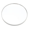 Large Silver Framed Round Geometric Wall Mirror Modern Circle Glass Decor 40cm