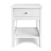 Bedside Cabinet with Drawer Wooden Nightstand with Shelf Bedside Table Bedroom