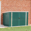 Galvanised Outdoor Garden Shed Pent Roof Bike Storage Yard Store Tool Shed House
