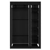 67" Tall Fabric Wardrobe Portable Closet With Hanging Rail Storage Shelving