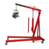 2 Tonne Hydraulic Foldable Engine Crane Hoist Lift Lifter Jack Stand Red Carbarn