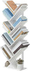 Bookcase Tree Bookshelf Tall Floor Standing Book Shelf 34 x 20 x 116 cm