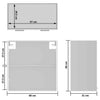 Hanging Glass Cabinet High Gloss White 60x31x60 cm Engineered Wood