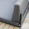 Outdoor Garden Furniture Maia Aluminium L Shape Lounge Set, Left Hand Set